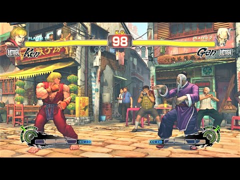 Ken vs Gen (Hardest AI) - Ultra Street Fighter IV