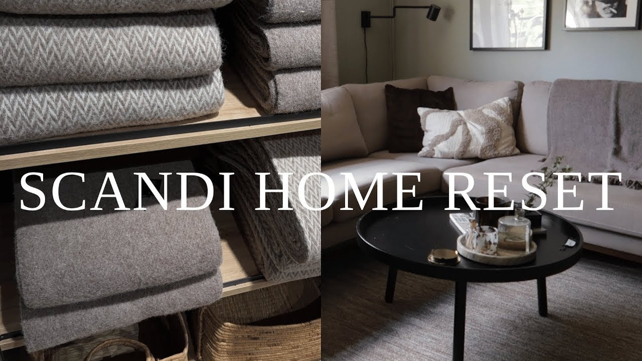 SCANDINAVIAN HOME RESET & ORGANIZATION I Neutral fall decor I Slow living lifestyle