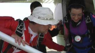 Lori Robinson's First Skydive at Grand Bend Ontario