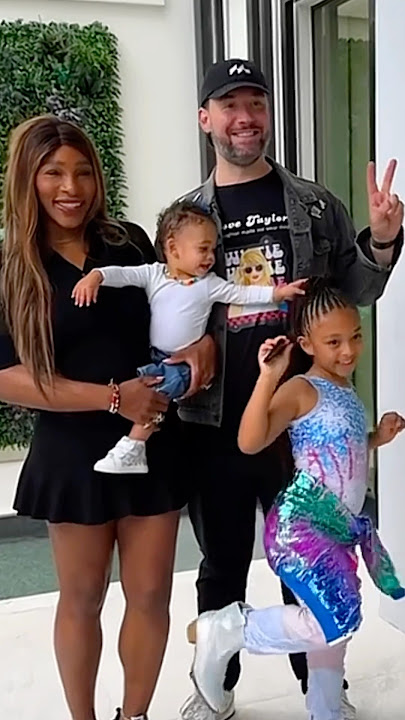 Serena Williams husband and daughter ❤️❤️ #serenawilliams  #shorts