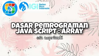 Tugas 4a | Dasar Pemrograman Java Script : Array