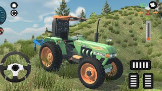 ECHER 557 4X4 // tractor on hills and plough field// indian tractor simulator 2 😎😎😎 screenshot 3