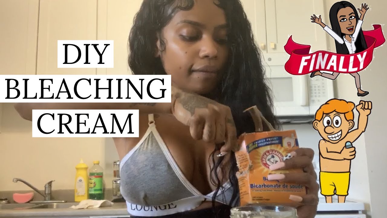 DIY SKIN BLEACHING 30 DAY WITHOUT DEODORANT UPDATE!!! YouTube