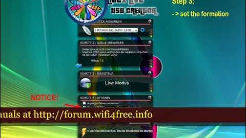 Create bootable Pendrive for Wifiway3.4 & Linux (boot USB-Stick) - Wifiway3.4 Tutorial english