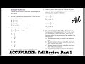 Havent been in school in forever pass your college entrance test accuplacer math test part 1