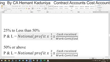 Contract Costing part 2 Cost Accounting for B.Com II year by CA Hemant Kaduniya in Hindi