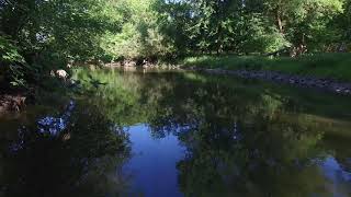 Drone view of Turtle Creek in Austin, MN