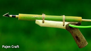 DIY Bamboo Slingshot - Easy To Make Bamboo Fishing Slingshot