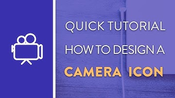 DAY 2 : How To Design A Camera Icon in Illustrator | Icon Design Week