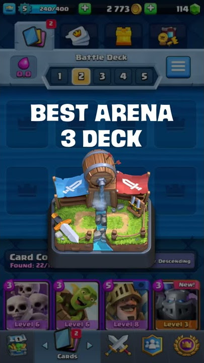 Clash Royale BEST ARENA 3 DECK ! ( beginners and experts) Never Lose! / /  SCARP80 