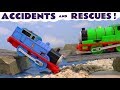 Thomas & Friends Toy Trains Accidents and Rescues - Train Toy Stories for kids Tom Moss TT4U