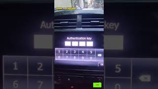 Renault Kwid car authentication key problem after battery change in music system solved #shorts