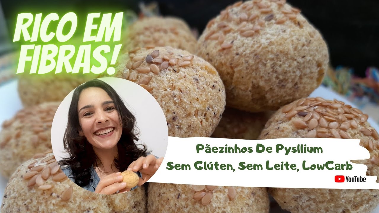 Pãezinhos de Pysllium | Sem Glúten |Sem Leite | Lowcarb