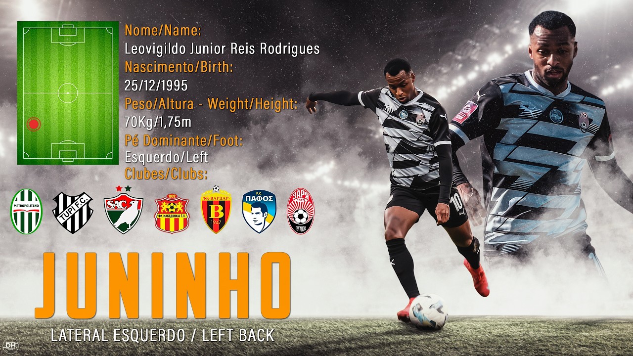 Juninho - Lateral Esquerdo/Left Back - DVD 2026 - YouTube