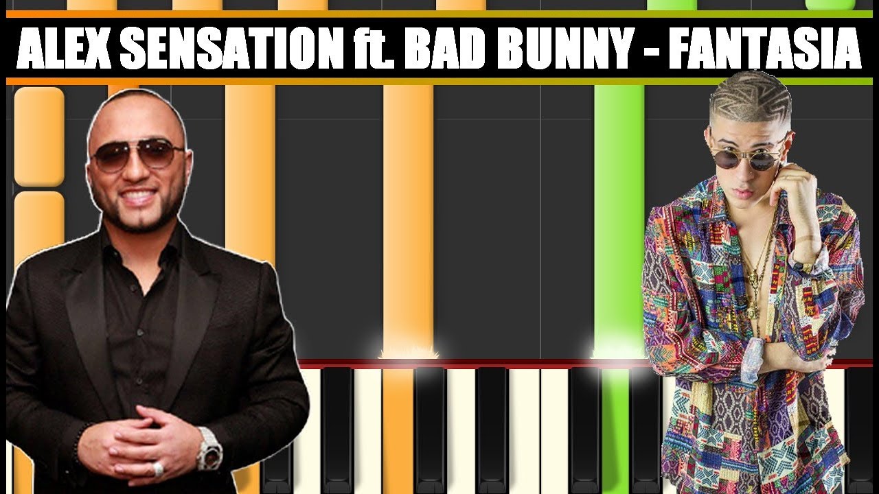 how to play craps FANTASIA (Alex Sensation ft. Bad Bunny) Piano Tutorial / Cover SYNTHESIA + MIDI & SHEETS