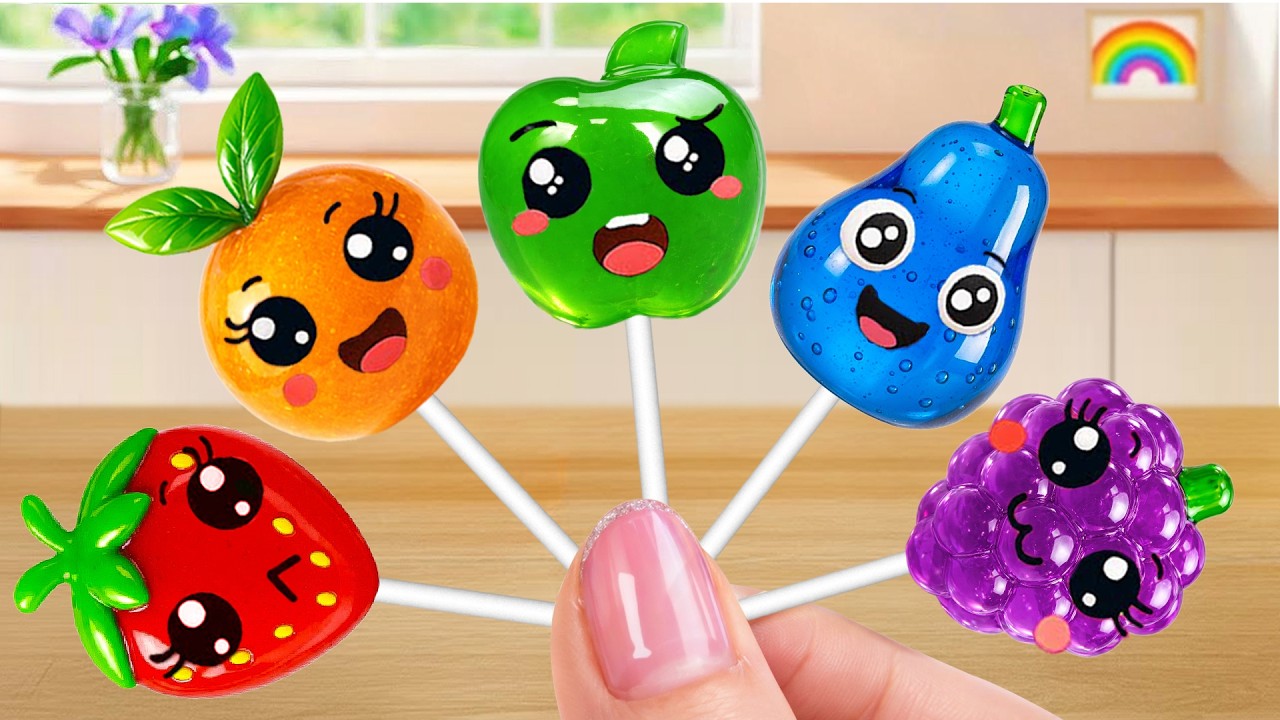 Recipe For Mini Fruit Jelly 🍎 Cute Mini Jellies Made By Luna Little Cake