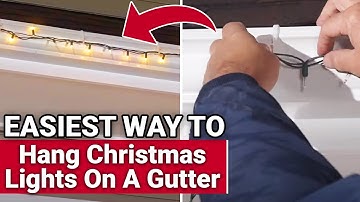 Easiest Way To Hang Christmas Lights On Gutters - Ace Hardware