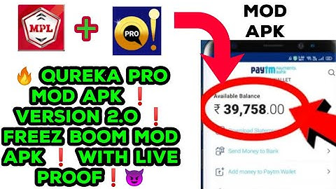 🔥Qureka Pro MOD APK❗version 2.O with 🛑live proof❗freeze Boom mod APK❗Qureka Pro unlimited trick 😈