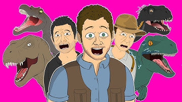 ♪ JURASSIC WORLD ANIMATED SONGS - Music Video Compilation