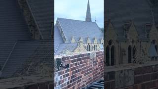 Grade II listed rooftop climb #explore #adventure #abandoned #postoffice #urbex #shorts #fyp