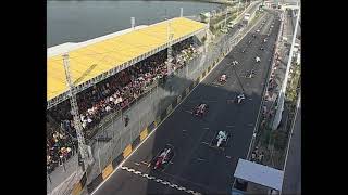 20091122 Formula3 at Macau Red Flag Crash Extended  eng