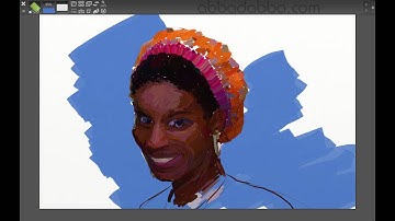 ArtRage Time Lapse Painting Using Oil Brush to Create a Female Portrait - Ep. 4 on Abba Studios