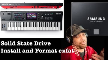 MPC Keys solid state instalation -save to solid state drive