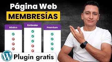 Cómo Crear Un Sitio Web de MEMBRESÍAS o SUSCRIPCIÓN en WordPress | Plugin Gratis Membership Site
