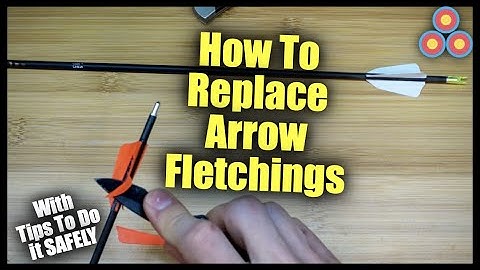 How To Replace Vanes on your Arrows the Right Way! | Don