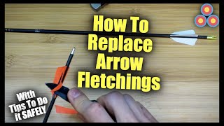 How To Replace Vanes on your Arrows the Right Way! | Don't Damage Your Arrow Shafts