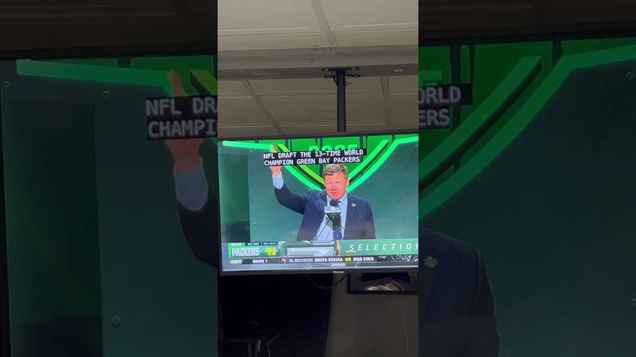 BREAKING! Greenbay packers draft WR Matthew golden no.23 pick