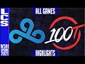 C9 vs 100 Highlights ALL GAMES | LCS Spring 2021 Semifinals Lock In W3D1 | Cloud9 vs 100 Thieves