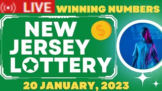 New Jersey Evening Lottery Drawing Results - 20 Jan, 2023 - Pick 3 & 4 - Cash 5 - Pick 6 - Powerball
