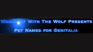 Pet Names for Genitalia