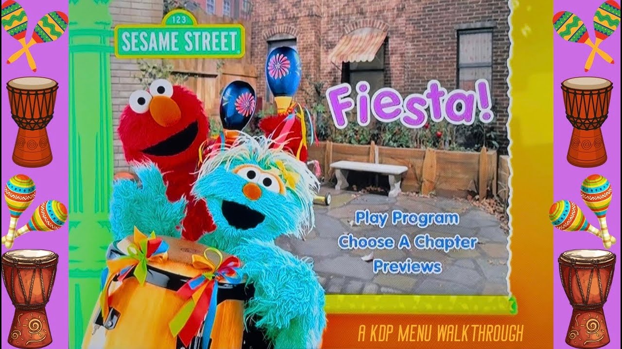 Sesame Street FIESTA 2009 DVD Menu Walkthrough. - YouTube