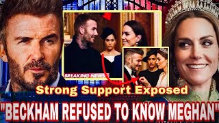 David Beckham’s Bold Move To Support Princess Catherine Shocked Meghan Markle!