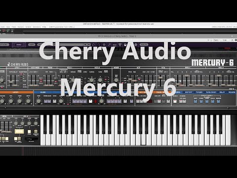 Cherry Audio Mercury 6 Vsti Synthesizer  -   No Talking