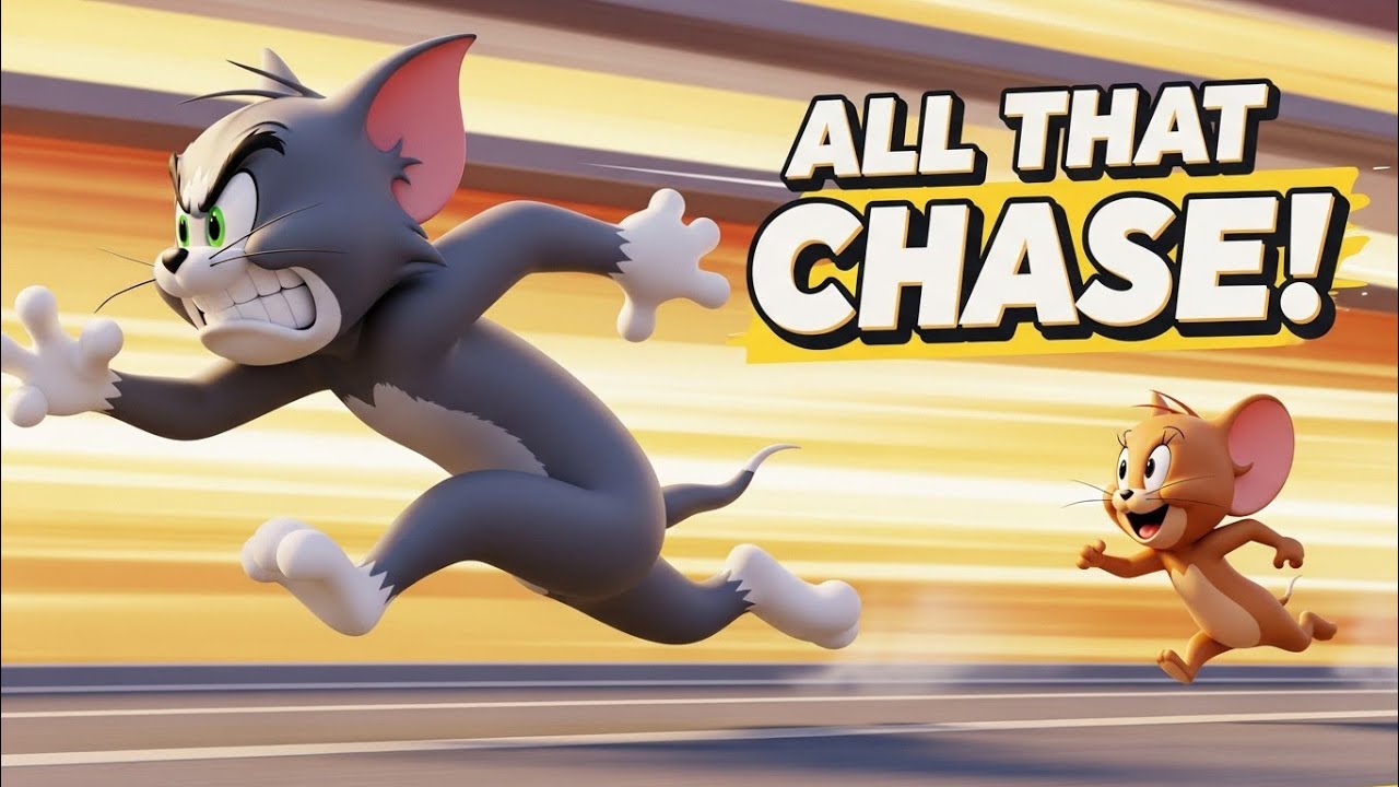 Tom and Jerry All That Chase 🐱🐭 | 3D Cartoon Chase Comedy | Fun Kids Animation