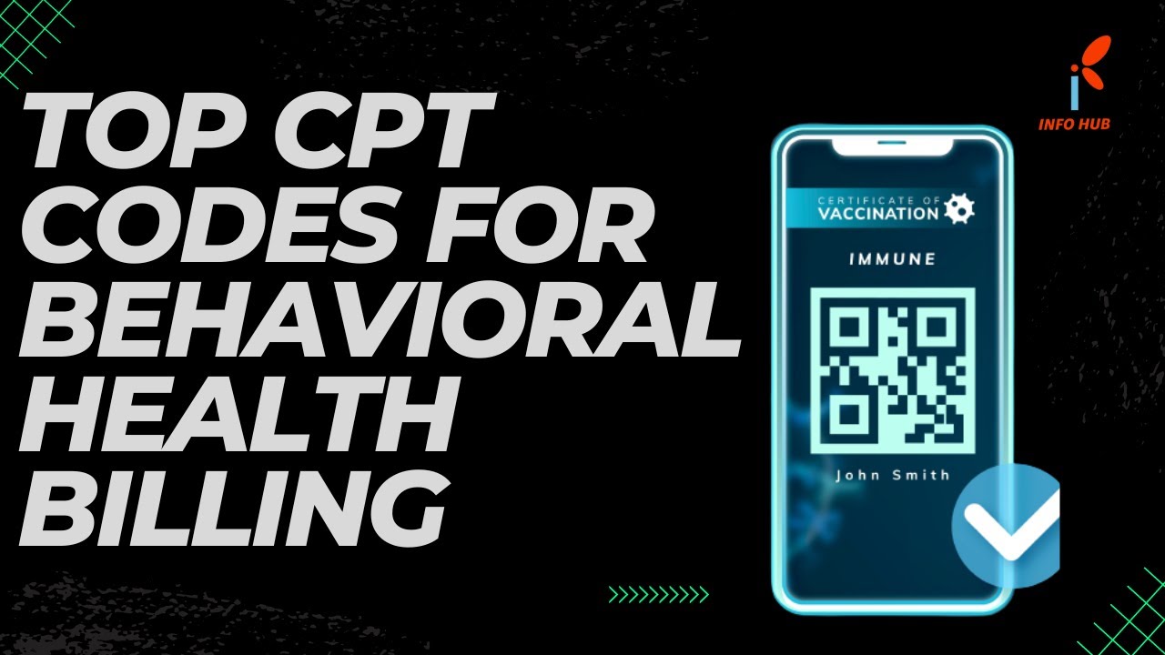 Top CPT Codes for Behavioral Health Billing YouTube