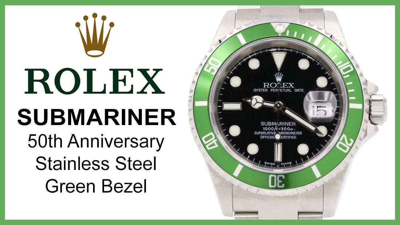 rolex green bezel black dial