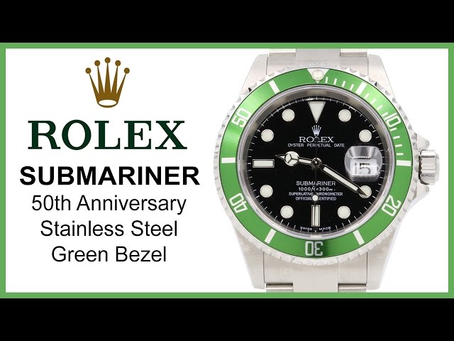 Rolex Submariner 50th Anniversary Steel Watch