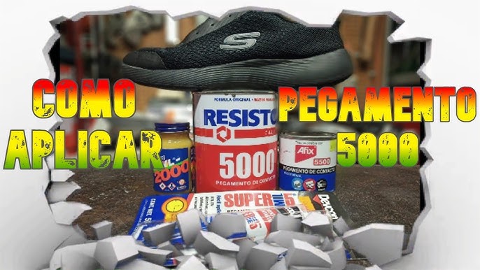 ✓ Como PEGAR mis TENIS fácil y rápido con RESISTOL 5000 super TRANSPARENTE  