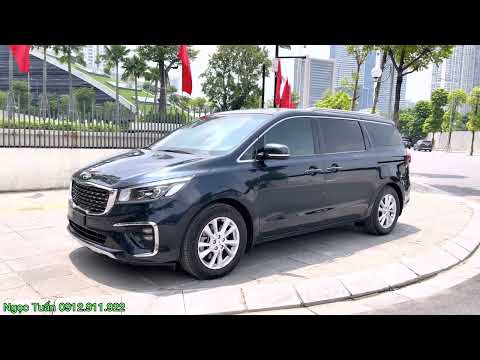 Video Kia Sedona bản full máy dầu 2020, màu xanh, giá cực... - youtube