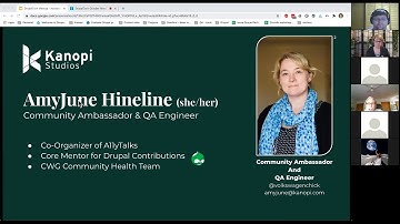 Accessible Media - DrupalCorn Meetup 10-08-2020