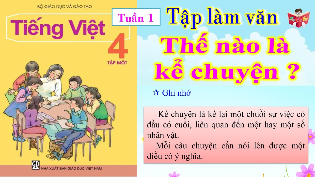 Lớp 4 Tuần 1 | Tập Làm Văn | Em Vui Học - youtube
