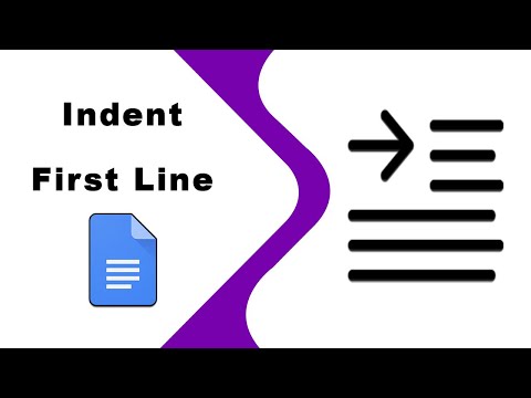 How to indent