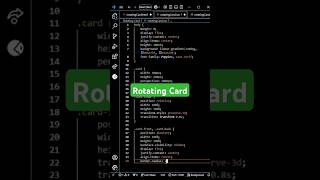 Build a Flip Effect Card with HTML, CSS, and JavaScript #shorts #shortsfeed #youtubefeed #animation