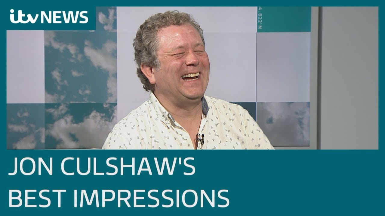 Jon Culshaw makes a big impression ITV News YouTube