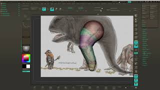 Zbrush Creature Workflow - Part 1: Blocking with Dynamesh and Zspheres
