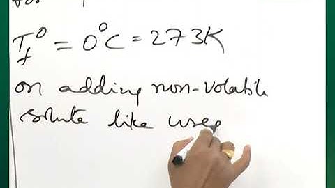 Depression in Freezing Point | Solutions | Chemistry | JEE MAIN | AP EAPCET | TS EAMCET | NEET